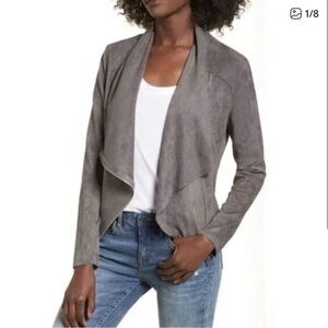 Blank NYC Women's Gray Draped Blazer